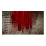 Gore Bloody Rice Wall Business Card