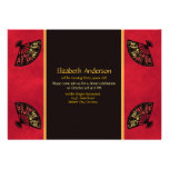 Gorgeous Asian Fan Invitation