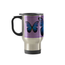 Gorgeous Blue Morpho Butterfly Mugs