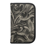 Gorgeous Cream and Black Vintage Floral Folio Planners