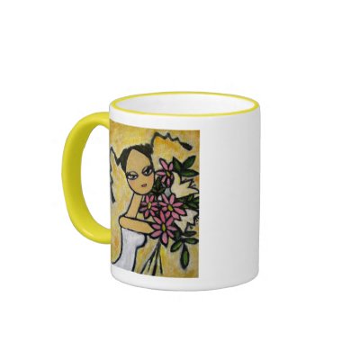 Gorgeous Girls, Flower Girl Mug (M14) by pocketsfulloflove