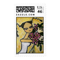 Gorgeous Girls - flower girl stamps (P14)