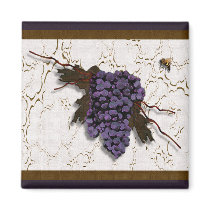 Gorgeous Grapes Designer Magnet