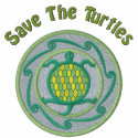 Gorgeous Green Sea Turtle Hoodies embroidered shirts