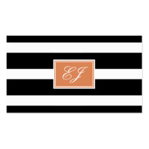 Gorgeous Initials Calling Card Business Card Template