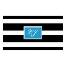Gorgeous Initials Calling Card Business Cards
