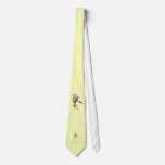 Gorgeous Koi art glass Tie yellow