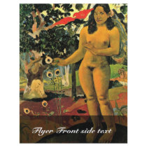 Gorgeous Land (Te Nave Nave Fenua) By Gauguin Paul Flyer Design