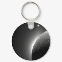 Gorgeous NASA image, the Moon lit by Earth-shine keychains