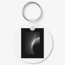 Gorgeous NASA image, the Moon lit by Earth-shine keychains by harlowandcompany Gorgeous NASA image, the Moon lit by Earth-shine keychains