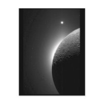 Gorgeous NASA image, the Moon lit by Earth-shine postcards