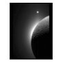 Gorgeous NASA image, the Moon lit by Earth-shine Postcards