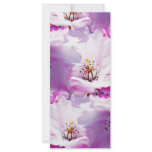Gorgeous pink blossom wedding gift full color rack card