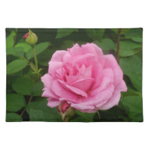 Gorgeous Pink Rose Placemat