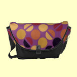 Gorgeous Plum Circles messenger Bag messenger bags