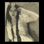 Gorgeous poster of vaudeville actress posters