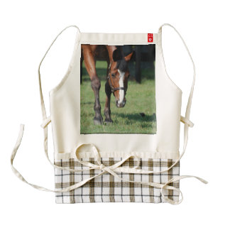 Gorgeous Quarter Horse Zazzle HEART Apron