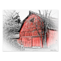 Gorgeous Red Barn Photo