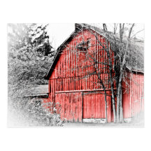 Gorgeous Red Barn Post Cards