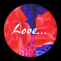 Gorgeous Red Red Rose III magnets
