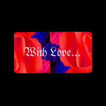 Gorgeous Red Red Rose IV labels