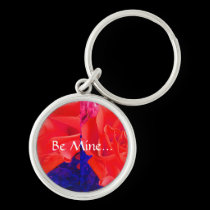Gorgeous Red Red Rose VI keychains