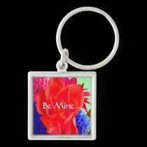 Gorgeous Red Red Rose VIII keychains