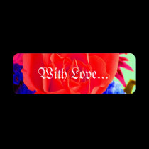 Gorgeous Red Red Rose VIII labels