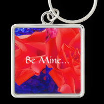 Gorgeous Red Red Rose X keychains