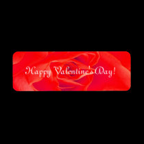 Gorgeous Red Red Rose XI labels