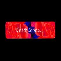 Gorgeous Red Red Rose XII labels