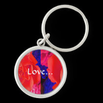 Gorgeous Red Red RoseVII keychains