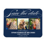 Gorgeous Script Save The Date Magnet magnets
