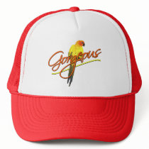 Gorgeous Sun Conure Hat by MenagerieMayhem Gorgeous Sun Conure Hat