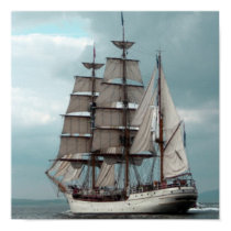 Gorgeous Tall Ship Poster posters