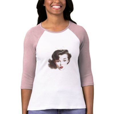 Gorgeous Vintage Babe Print T Shirts by DesignerLand