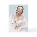 Gorgeous Vintage Bride, Blue cards by TailoredType Gorgeous Vintage Bride, Blue cards
