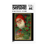 Gorgeous Vintage Santa Claus Postage Stamps
