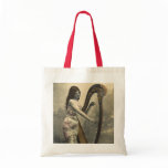 Gorgeous Vintage Woman Harpist Bags