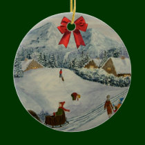 Gorgeous Winter Day Ornament ornaments