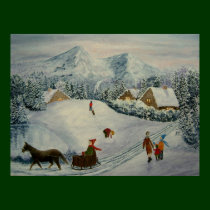 Gorgeous Winter Day Print posters