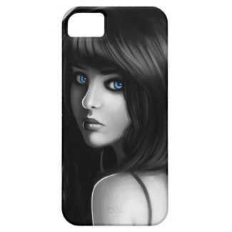 Gorgeous Woman Girl Portrait Digital Art iPhone 5 Cover