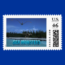 Gorgosaurus and Pterandodon postage