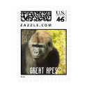 Gorila Great Apes postage stamps stamp