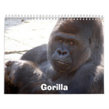 Gorilla_004, Gorilla Wall Calendar