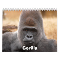 Gorilla_018, Gorilla calendars by NatureByDesign Gorilla_018, Gorilla calendars