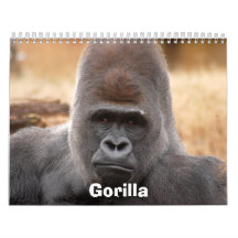 Gorilla_018, Gorilla Wall Calendar