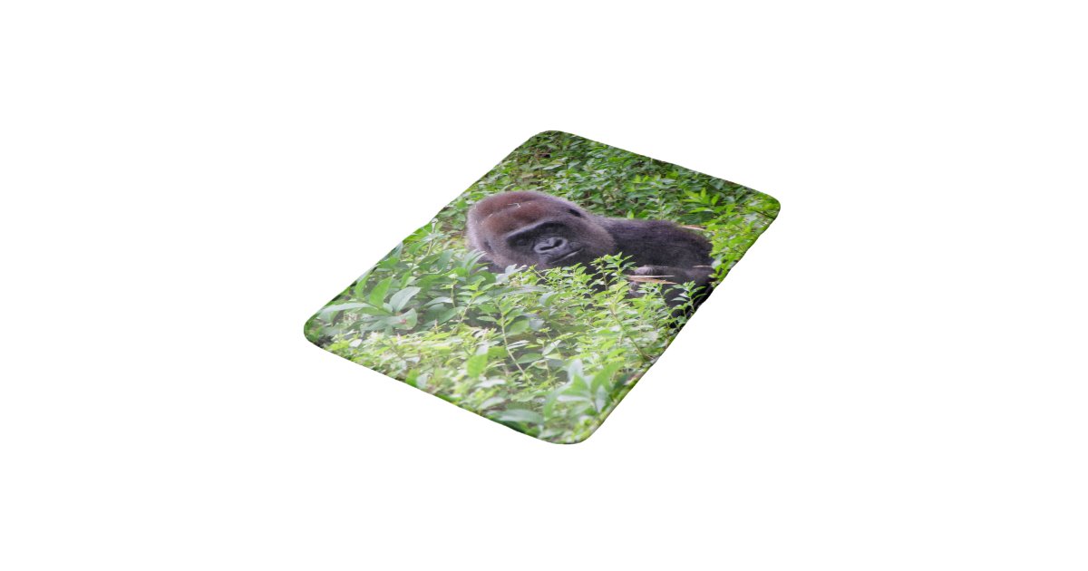 Gorilla Bath Mat Zazzle