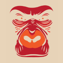 Gorilla Black t-shirts by brev87 Gorilla Black t-shirts
