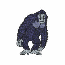 Gorilla embroidered shirts by ZazzleEmbroidery Gorilla embroidered shirts